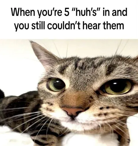 Five Huhs and Still Can’t Hear