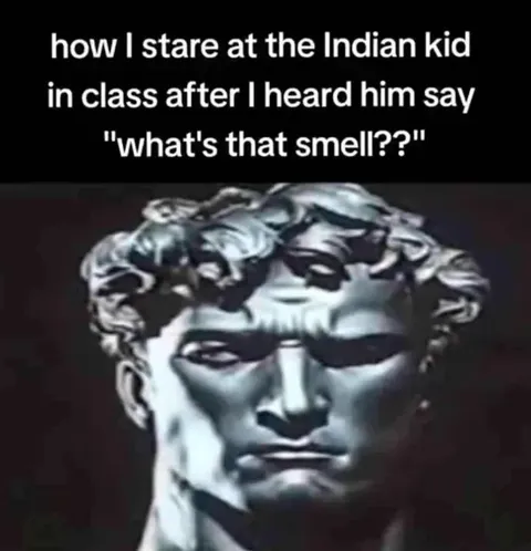 Staring at the Indian Kid