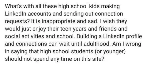 High School Kids on LinkedIn