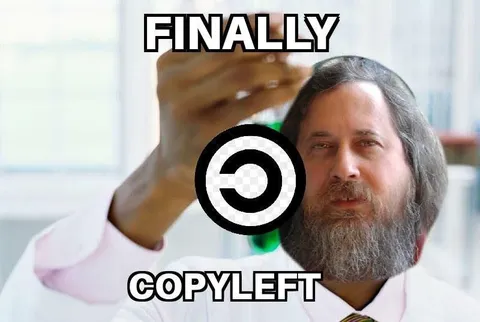 Finally Copyleft Meme