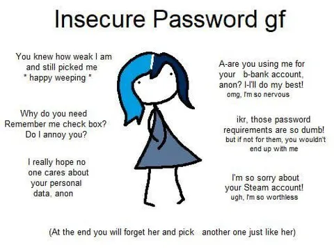 Insecure Password Girlfriend