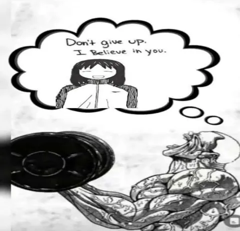 Don't Give Up Thought Bubble