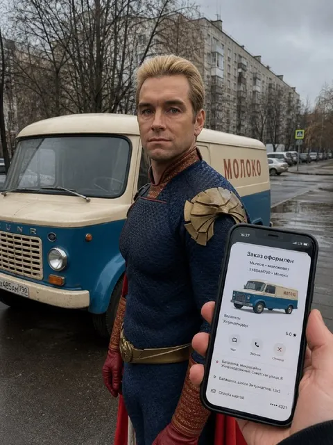 Хоумлендер доставляет молоко