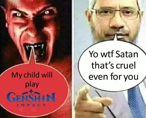 Satan's Child Plays Genshin