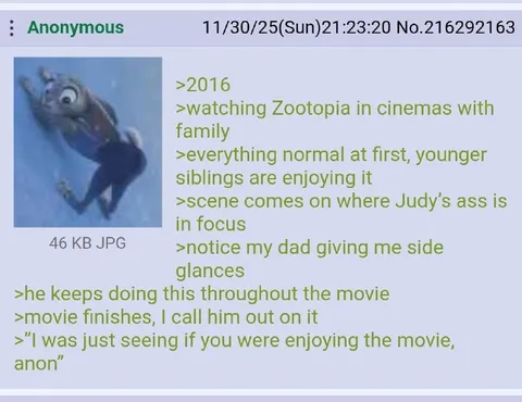 Dad Checks Judy Hopps Scene