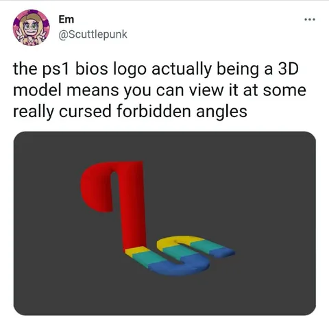 PS1 BIOS Logo Forbidden Angle