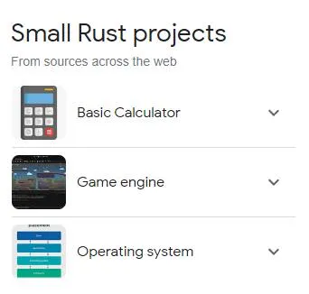 Small Rust Projects