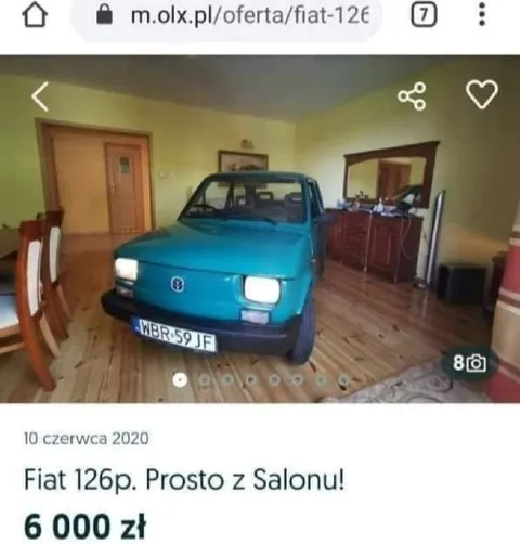 Fiat 126p prosto z salonu