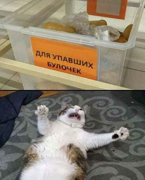 Для упавших булочек