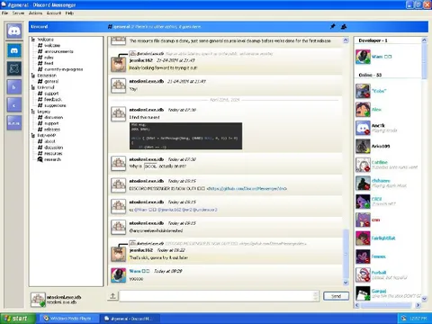Discord Messenger on Windows XP