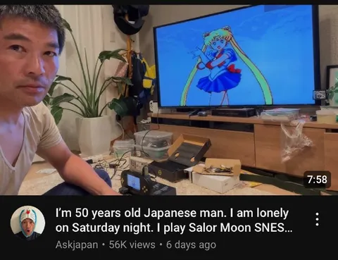 Lonely Man Plays Sailor Moon