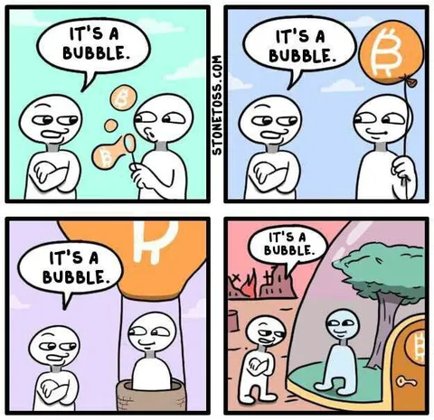 It's a Bubble Bitcoin Comic