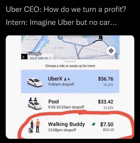 Uber Walking Buddy