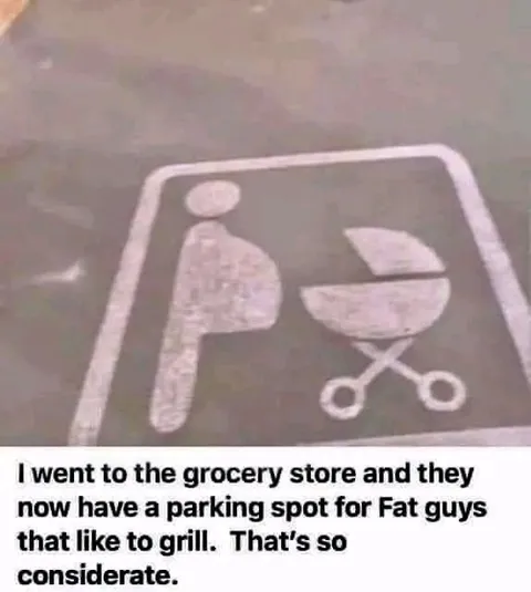 Parking Spot for Fat Guys