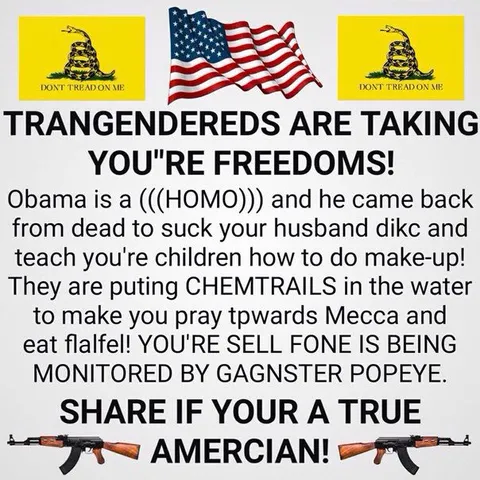 Trangerededs Are Taking Your Freedoms