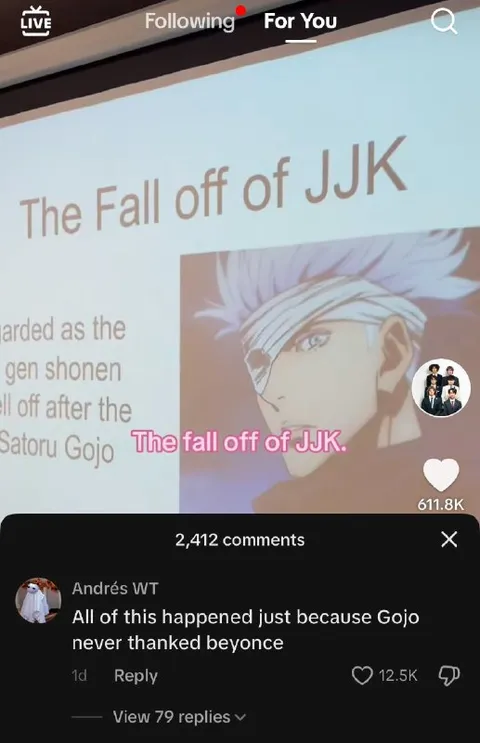 The Fall Off of JJK