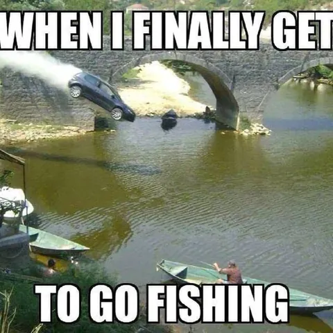 Finally Going Fishing