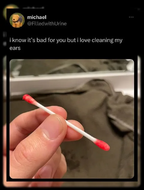 I Love Cleaning My Ears