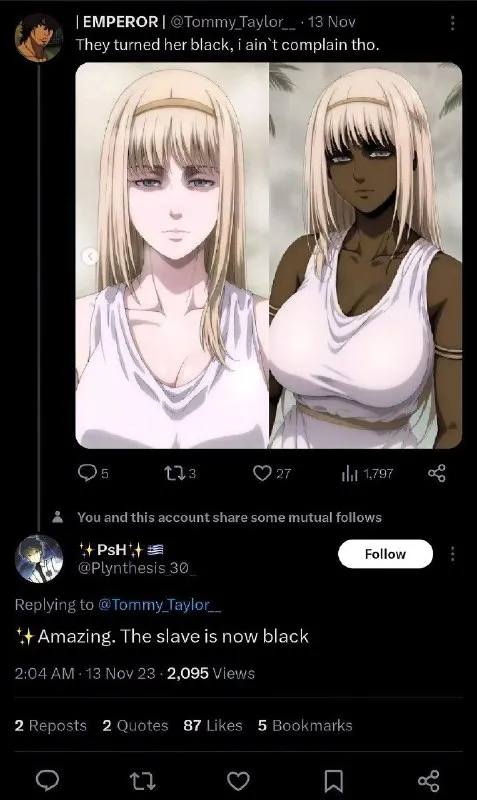 They Turned Her Black