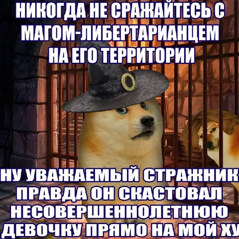 Маг-либертарianец на своей территории