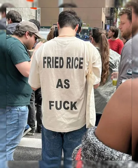 Fried Rice as Fuck Shirt
