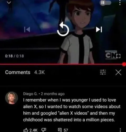 Alien X Childhood Shattered