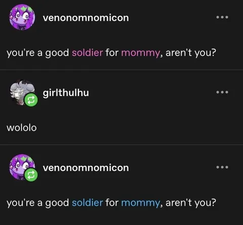 Good Soldier for Mommy