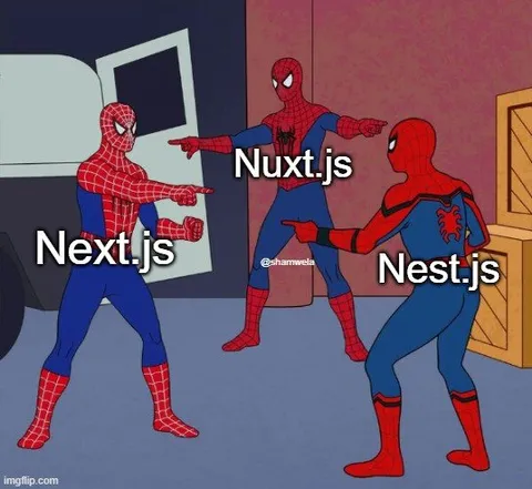 Next.js Nuxt.js Nest.js confusion