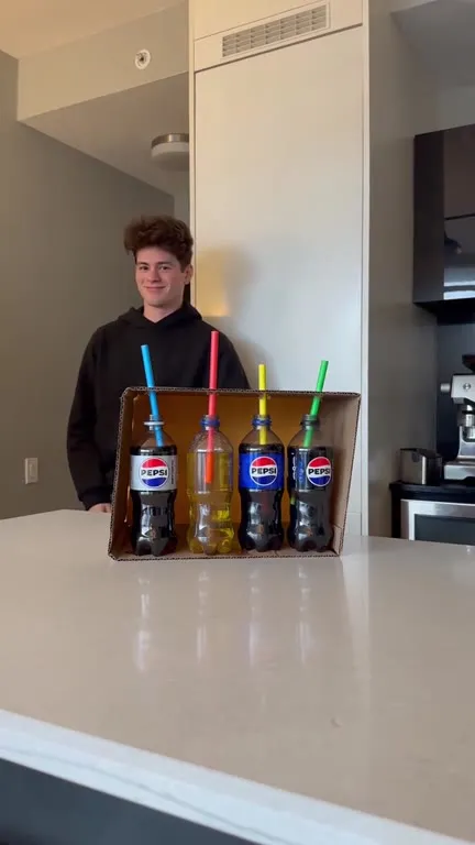 Four-Straw Soda Challenge
