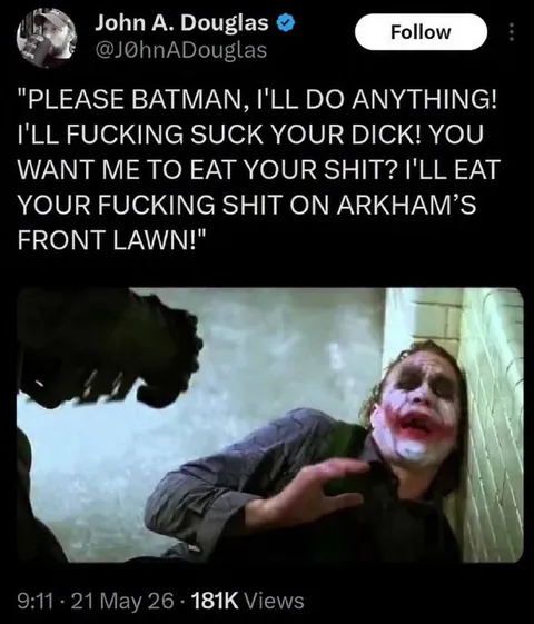 Joker Begs Batman