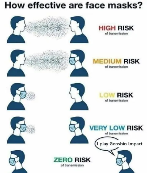 Face Mask Risk Levels