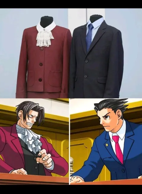 Супер быстрый косплей Ace Attorney
