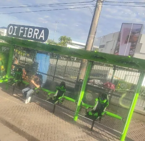 Ônibus com cadeiras de dentista