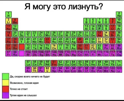Я могу это лизнуть?