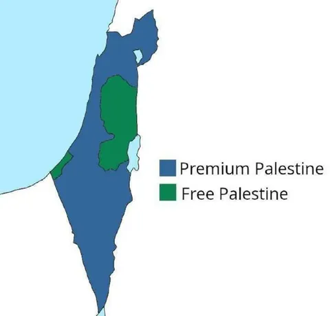 Premium Palestine Map