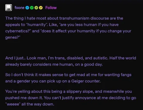 Transhumanism and Geiger Counter Gender