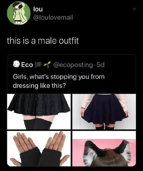 This Is a Male Outfit