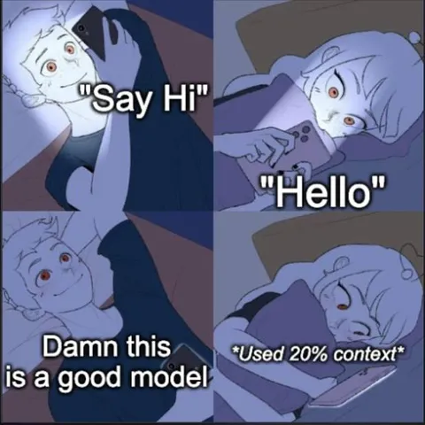 Say Hi, Use Twenty Percent Context