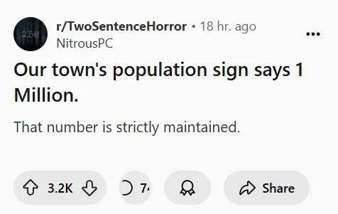 Strictly Maintained Population
