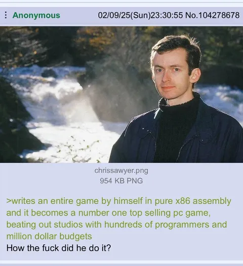 Chris Sawyer Writes a Game Alone