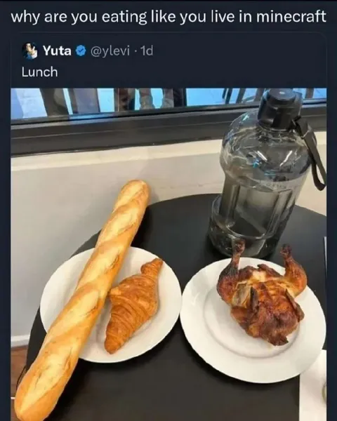 Eating Like Minecraft