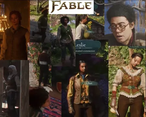Fable NPCs Named Leslie