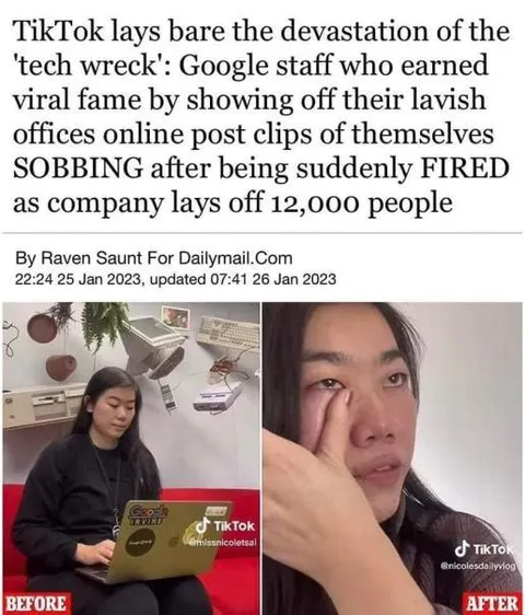 Google Tech Wreck Before and After