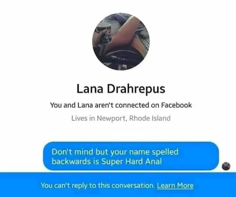 Name Spelled Backwards Joke