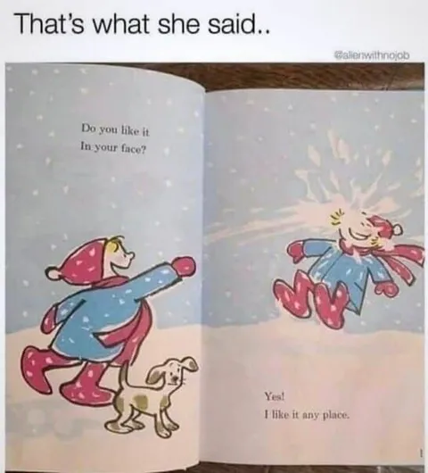 That’s What She Said Book Joke