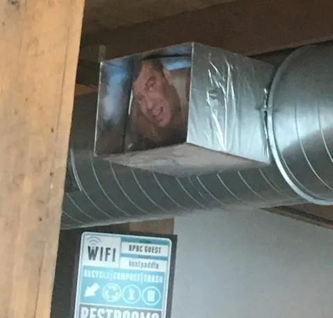 Man Stuck in Air Duct