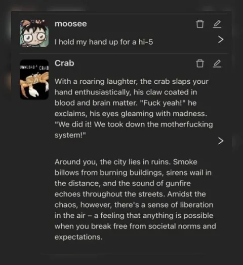 Crab Celebrates the Revolution