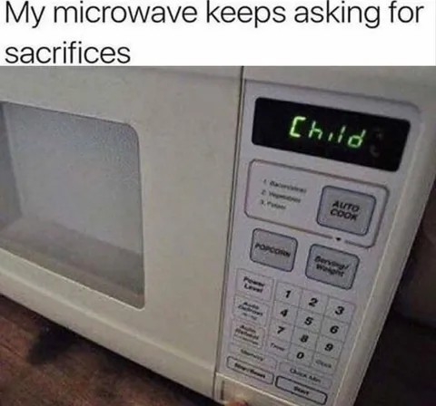 Microwave Asking for Sacrifices