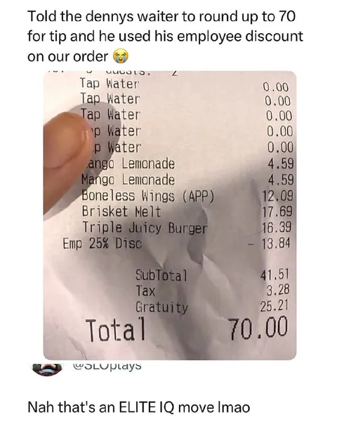 Employee Discount Makes a Perfect Tip