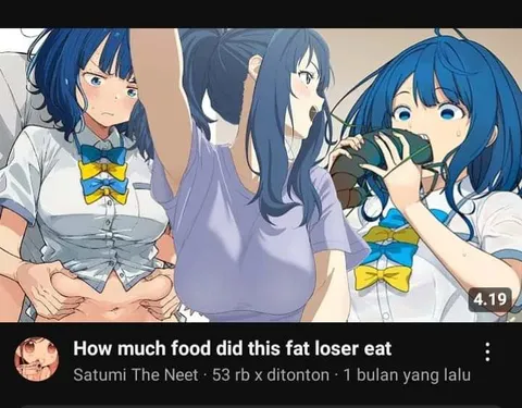 How Much Food Did This Fat Loser Eat